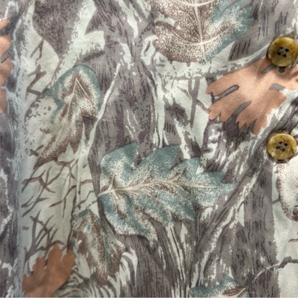 Cabelas 100% silk camouflage sleep shirt nightgown XL - Picture 4 of 8